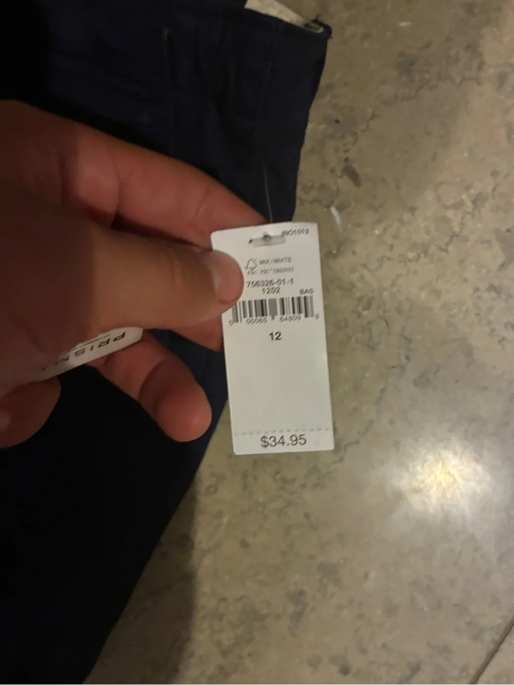 GAP kids Navy Straight Chinos